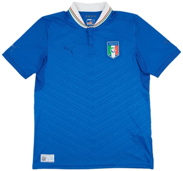 Puma 2012-13 Italy Home Shirt - 4/10 - (L)