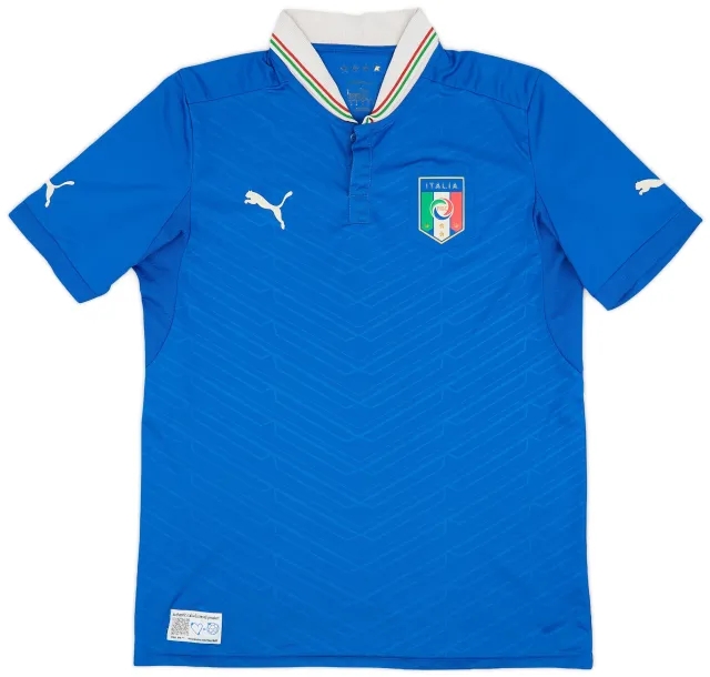 Puma 2012-13 Italy Home Shirt - 8/10 - (L)