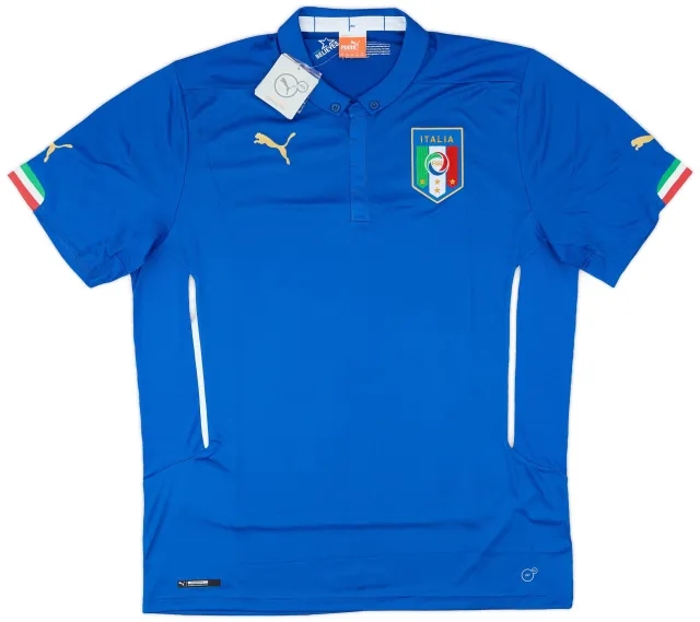 Puma 2014-15 Italy Home Shirt (XXL)