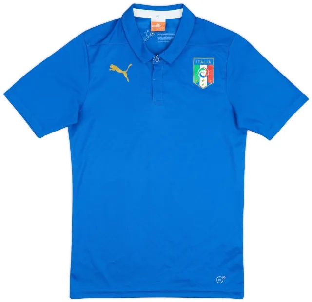 Puma 2014-15 Italy Basic Home Shirt - 8/10 - (S)