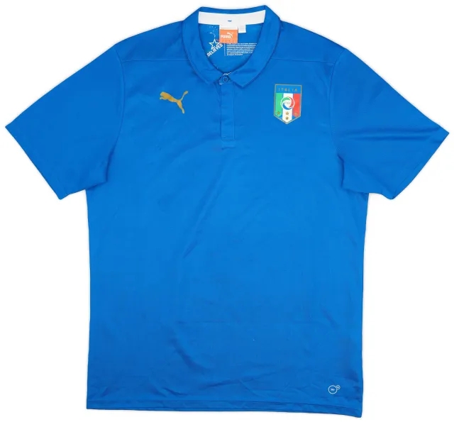 Puma 2014-15 Italy Basic Home Shirt - 8/10 - (XL)