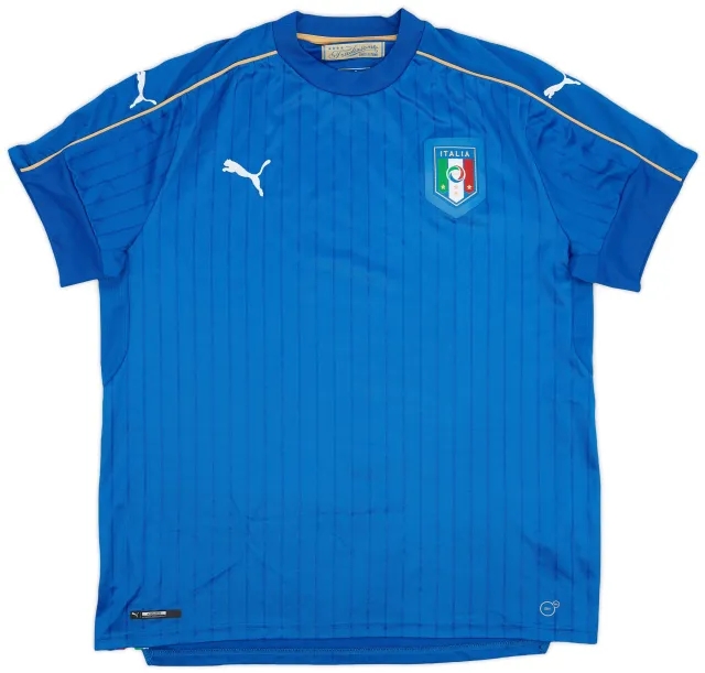 Puma 2016-17 Italy Home Shirt - 9/10 - (XL)