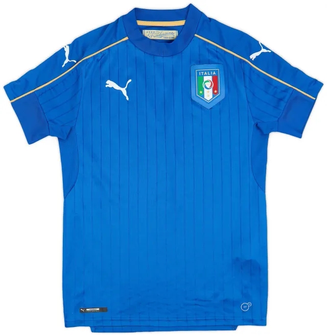 Puma 2016-17 Italy Home Shirt - 6/10 - (XS)