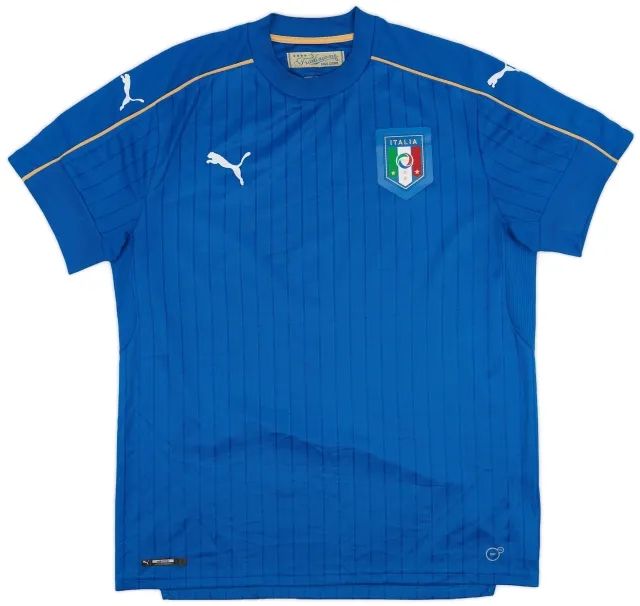 Puma 2016-17 Italy Home Shirt - 8/10 - (L)