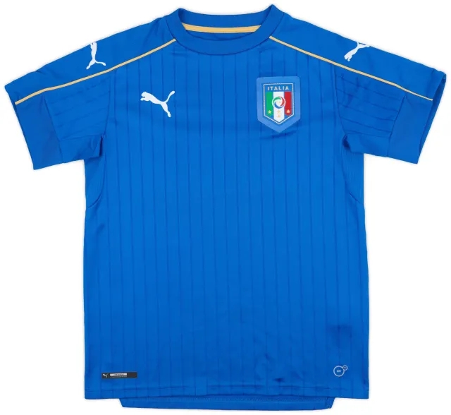 Puma 2016-17 Italy Home Shirt - 9/10 - (XL.Boys)