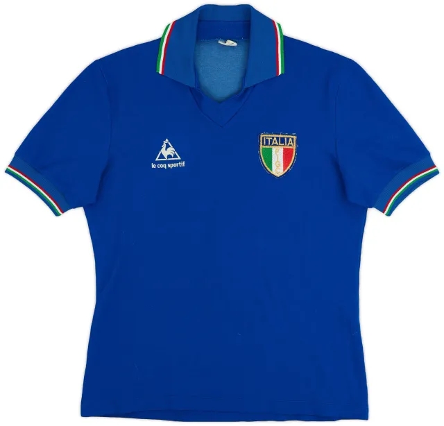 LeCoqSportif 1984 Italy Home Shirt - 8/10 - (M)