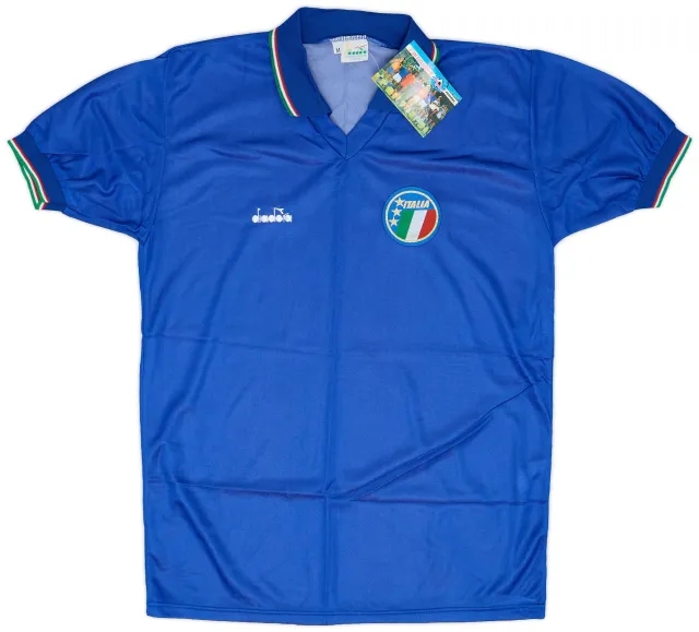 Diadora 1986-90 Italy Home Shirt (M)