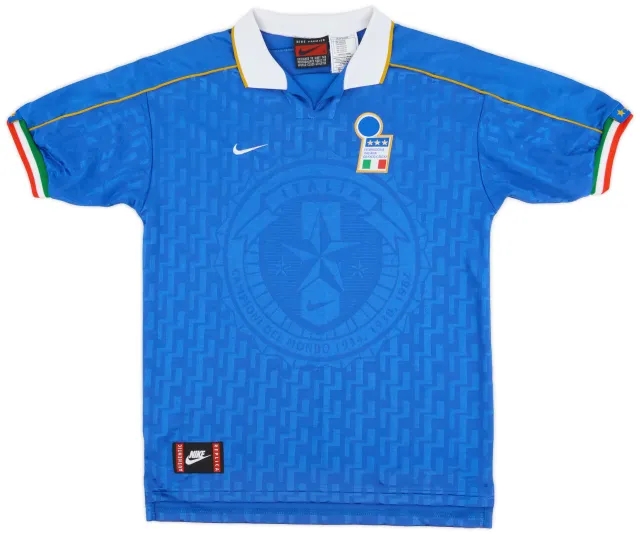 Nike 1994-96 Italy Home Shirt - 8/10 - (XL.Boys)