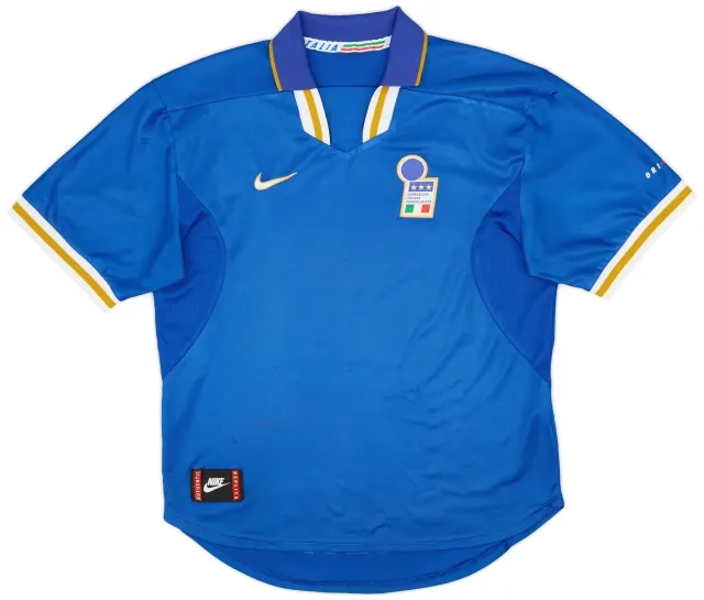Nike 1996-97 Italy Home Shirt - 5/10 - (XL.Boys)