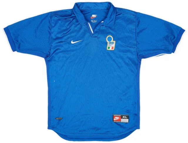 Nike 1997-98 Italy Home Shirt - 8/10 - (XL.Boys)