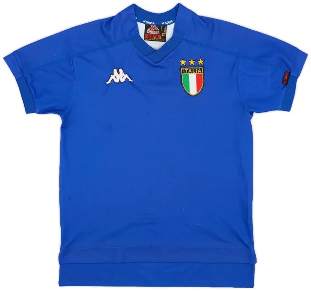 Kappa 1998-99 Italy Home Shirt - 6/10 - (L.Boys)