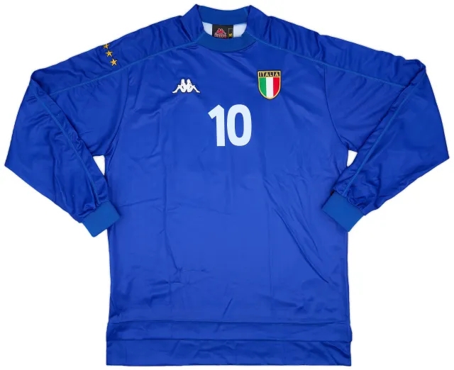 Kappa 1998-99 Italy Home L/S Shirt #10 - 8/10 - (XL)