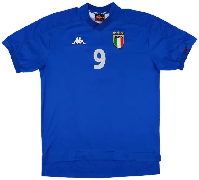 Kappa 1998-99 Italy Home Shirt #9 - 6/10 - (XL)