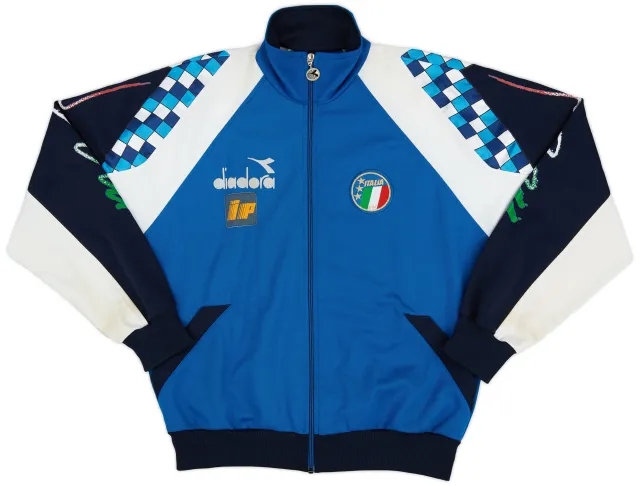 1990 Italy Diadora Track Jacket - 8/10 - (L)