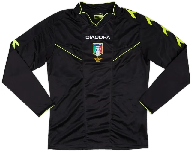 2000s Italy Diadora Referee L/S Shirt - 8/10 - (S)