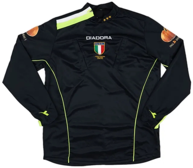 2010s Italy Diadora Referee L/S Shirt - 8/10 - (L)