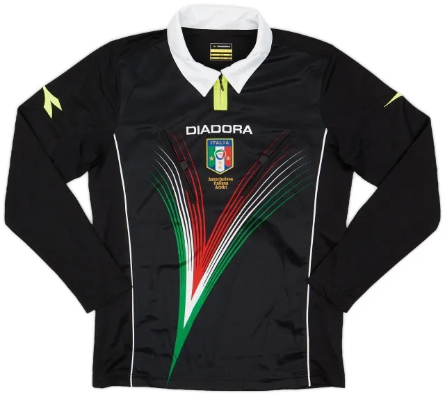 2012-13 Italy Diadora Referee L/S Shirt - 10/10 - (XS)