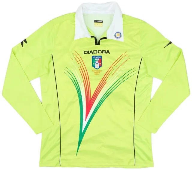 2011-12 Italy Diadora Centenary Referee L/S Shirt - 7/10 - (S)