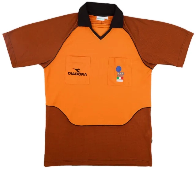 1990s Italy FIGC Diadora Referee Shirt - 8/10 - (XL)