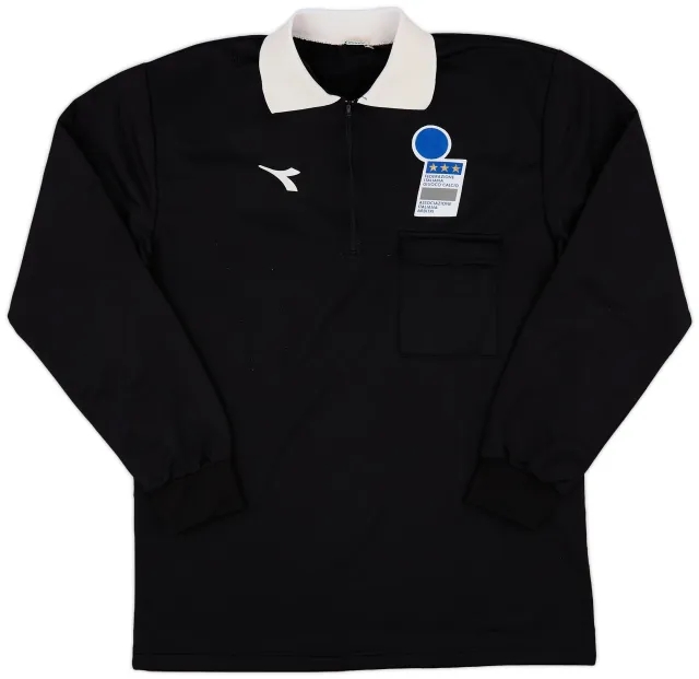 1990s Italy FIGC Diadora Referee L/S Shirt - 9/10 - (XL)