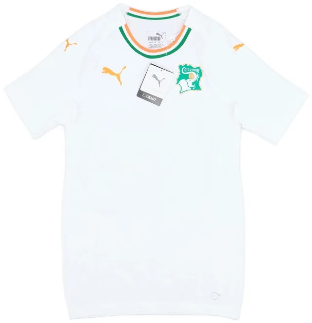 Puma 2018-19 Ivory Coast EvoKnit Player Issue Away Shirt (M)