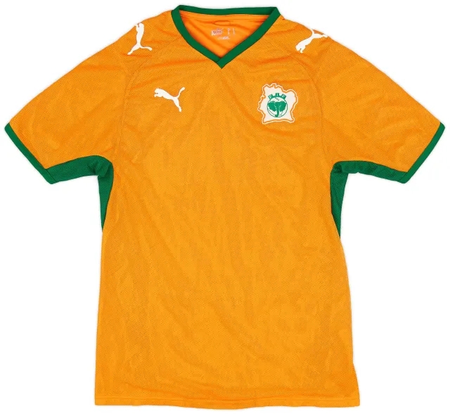 Puma 2008-09 Ivory Coast Home Shirt - 8/10 - (S)