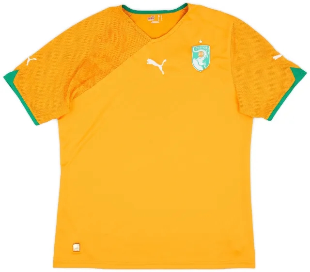 Puma 2010-11 Ivory Coast Home Shirt - 8/10 - (L)