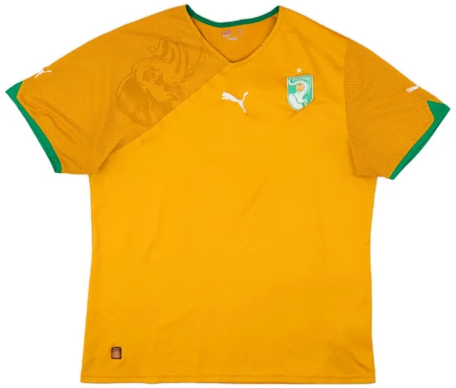 Puma 2010-11 Ivory Coast Home Shirt - 7/10 - (XL)