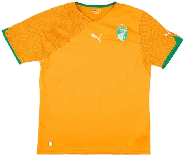 Puma 2010-11 Ivory Coast Home Shirt - 6/10 - (L)