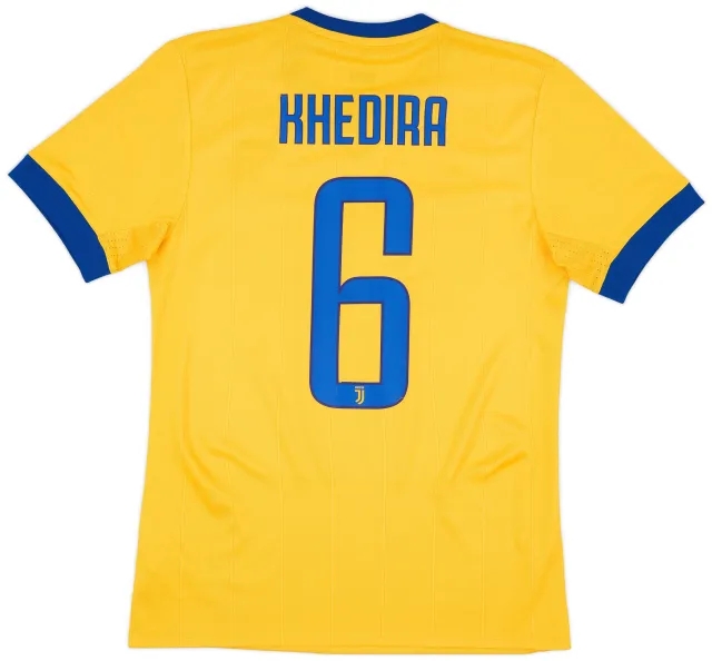 adidas 2017-18 Juventus Away Shirt Khedira #6 - 6/10 - (S)