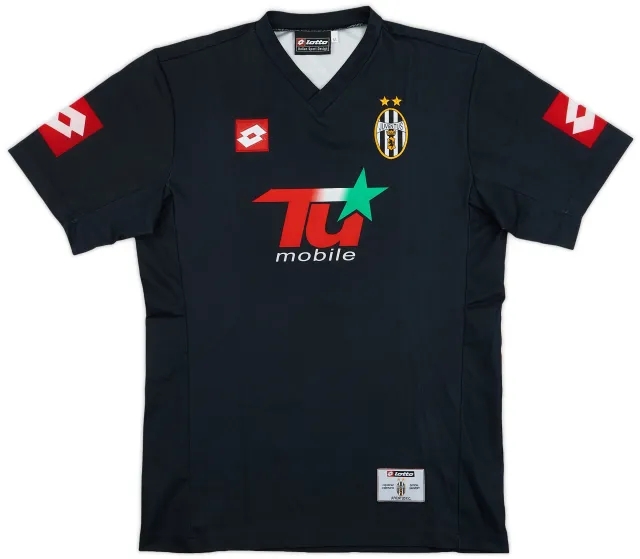 Lotto 2001-02 Juventus CL Home Shirt - 9/10 - (M)