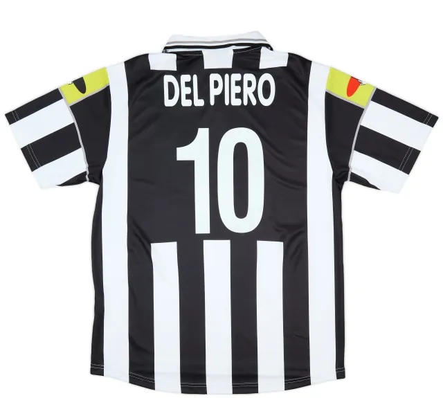 Lotto 2000-01 Juventus CiaoWeb Home Shirt Del Piero #10 (XL)