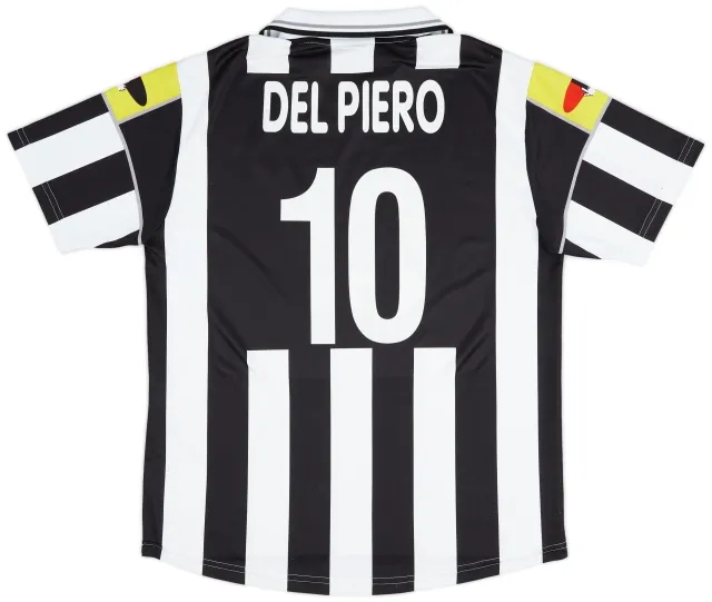 Lotto 2000-01 Juventus CiaoWeb Home Shirt Del Piero #10 - 8/10 - (XL)