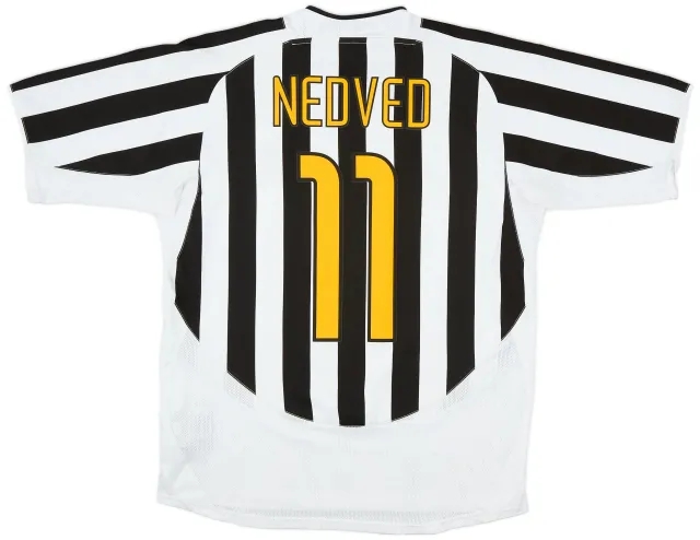 Nike 2003-04 Juventus Home Shirt Nedved #11 - 6/10 - (L)