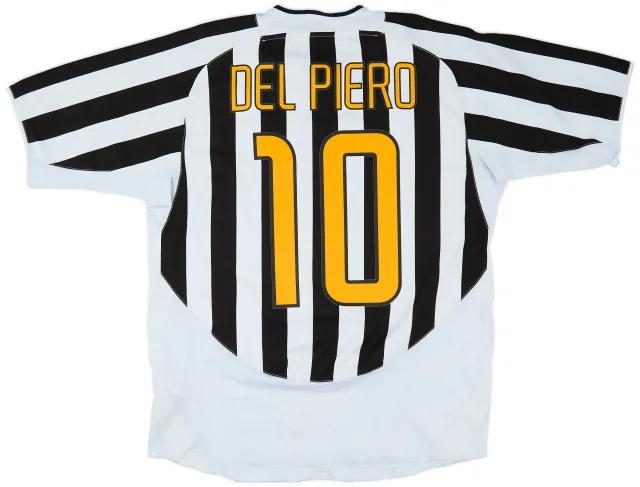 Nike 2003-04 Juventus Home Shirt Del Piero #10 - 6/10 - (L)
