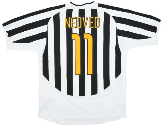 Nike 2003-04 Juventus Home Shirt Nedved #11 - 7/10 - (XL)