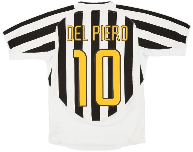 Nike 2003-04 Juventus Home Shirt Del Piero #10 - 6/10 - (S)