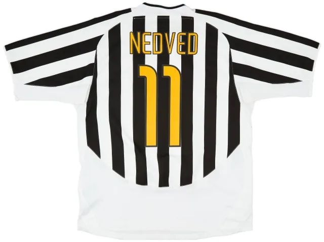 Nike 2003-04 Juventus Home Shirt Nedved #11 - 7/10 - (XL)