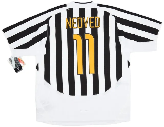 Nike 2003-04 Juventus Home Shirt Nedved #11 (XXL)