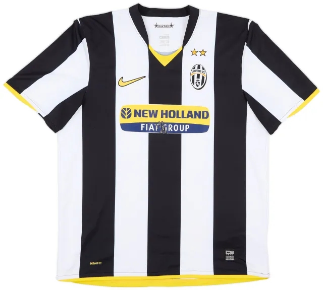 Nike 2008-09 Juventus Home Shirt - 5/10 - (L)