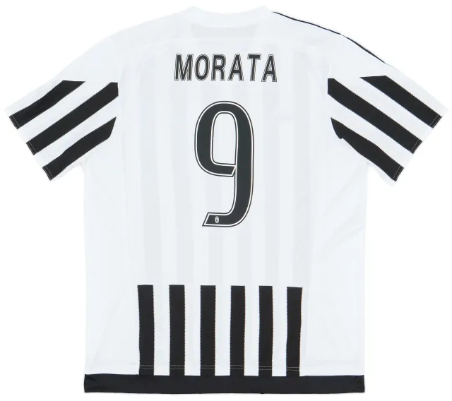 adidas 2015-16 Juventus Home Shirt Morata #9 (XL)
