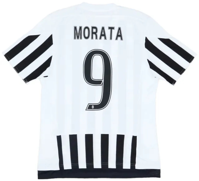 adidas 2015-16 Juventus Home Shirt Morata #9 (M)