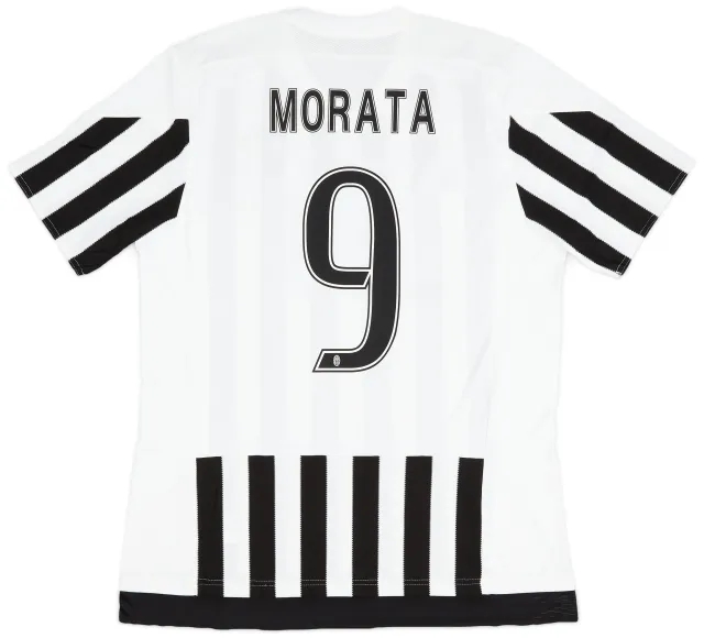 adidas 2015-16 Juventus Home Shirt Morata #9 (L)