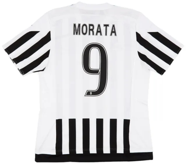 adidas 2015-16 Juventus Home Shirt Morata #9 (L)
