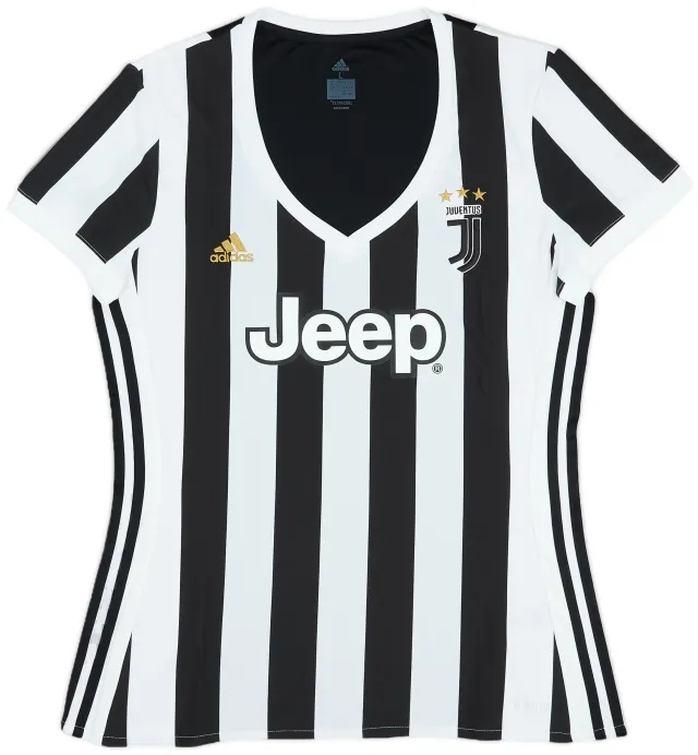 adidas 2017-18 Juventus Home Shirt - 6/10 - (Women's L)