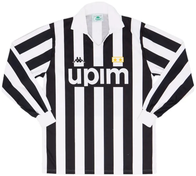 Kappa 1989-90 Juventus Basic Home L/S Shirt - 8/10 - (L)