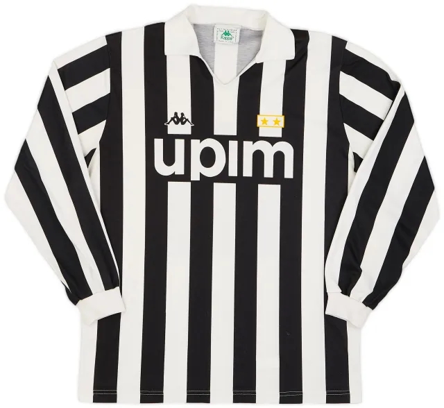 Kappa 1989-90 Juventus Basic Home L/S Shirt - 6/10 - (XL)