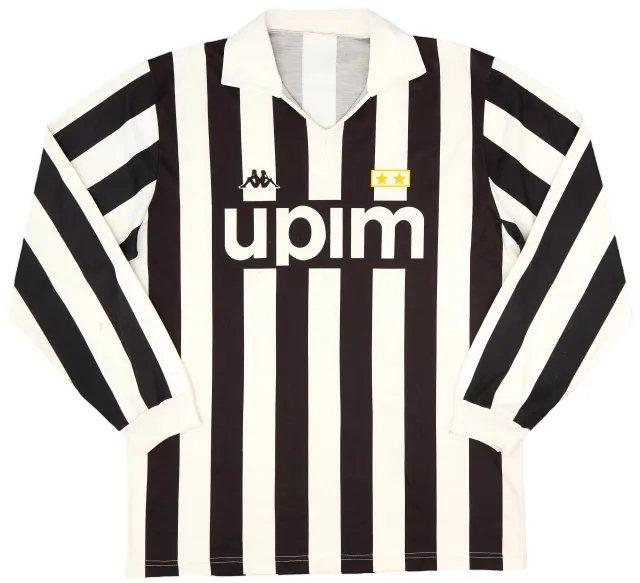 Kappa 1989-90 Juventus Basic Home L/S Shirt - 7/10 - (L)
