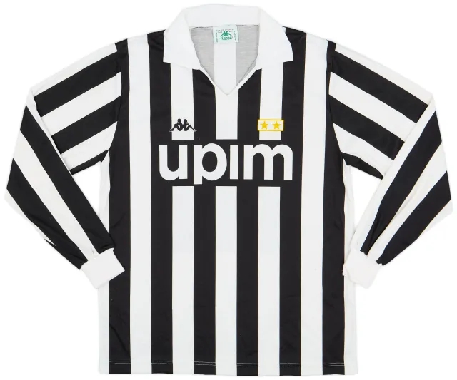 Kappa 1989-90 Juventus Basic Home L/S Shirt - 9/10 - (L)