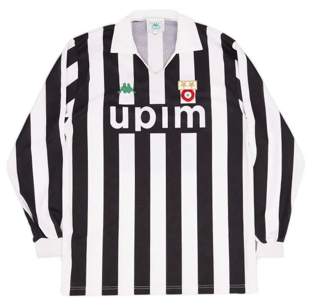 Kappa 1990-91 Juventus Home L/S Shirt - 9/10 - (XL)